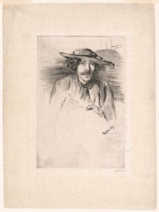 Assobiador com um chapéu de James Abbott McNeill Whistler