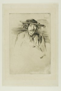Assobiador com um chapéu de James Abbott McNeill Whistler
