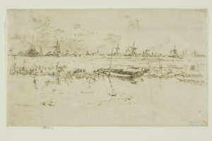 Zaandam de James Abbott McNeill Whistler