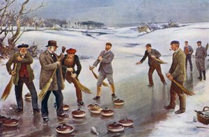 Curling (cor litho) de James Michael Brown