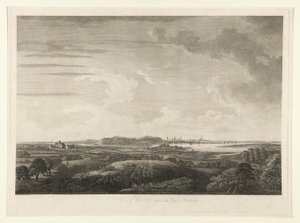 Uma vista de Boston feita na estrada para Dorchester de James Newton