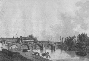 Ponte de Maidstone, Kent. Pl. 2, 1787 de James Newton