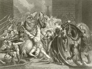 Prefeito de Londres matando Wat Tyler de James Northcote