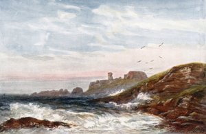"Castelo de Dunbar" (litografia a cores)