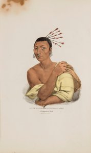 AT-TE-CONSE ou o jovem veado; um chefe Chippeway, de The Aboriginal Portfolio de James Otto Lewis