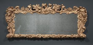 Espelho de Overmantel, c.1740