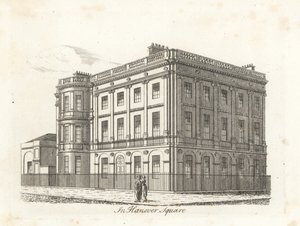 Harewood House, Hanover Square, Londres de James Peller Malcolm