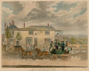 Uma visão da Highgate Road de James Pollard