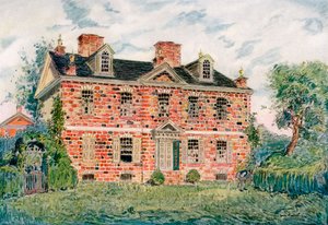 Cliveden, Germantown, Pensilvânia, EUA, século XVIII 1921.