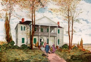 Mansão Morris-Jumel, Washington Heights, século XVIII 1921.