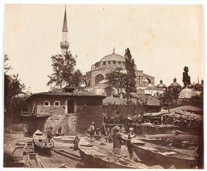 «Escadaria de Tophanna» [Istambul. Mesquita com um minarete] de James Robertson