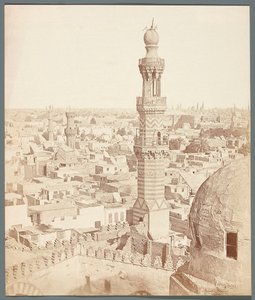 Egito. Cairo. Vista da madrasa - mausoléu do emir mameluco Sarghitmish (1356) de James Robertson