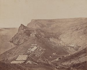 Fortificação acima do porto de Balaclava de James Robertson
