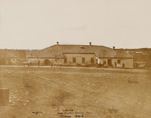 North View Head Quarters English Army, c.1855 (foto) de James Robertson