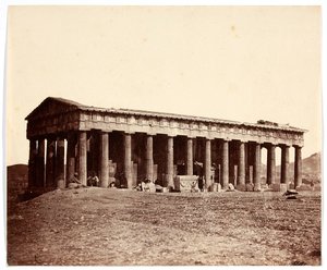 «Templo de Teseu» [Atenas. Teseion - na realidade Templo de Hefesto] de James Robertson