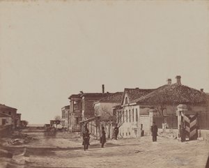 Vista da rua com soldados de James Robertson