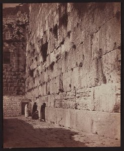 Muro das Lamentações dos judeus [Jerusalém. Muro das Lamentações (Muro Ocidental)] de James Robertson