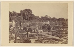 Jardim de flores Castelo de Arundel Duque de Norfolk 20 de abril de 66 de James Russell and Sons