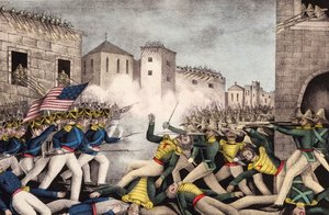 Batalha de Monterrey. Guerra Mexicano-Americana.