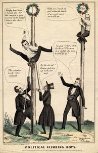 Garotos de escalada política, publicados por J Baillie, H Bucholzer, Nova York, 1844