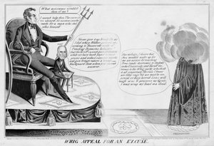 Whig apelar por uma desculpa, publicado por James Baillie, H Bucholzer, Nova York, 1844