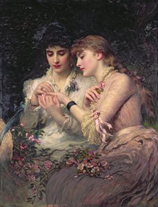 Um espinho no meio de rosas, c.1887 (óleo sobre tela)