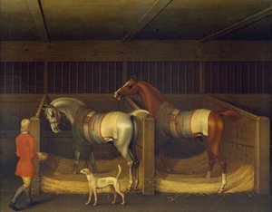 Cavalos de corrida de propriedade da Ambrose Phillips de James Seymour