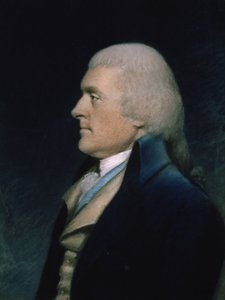 Thomas Jefferson (1743-1826) c.1797 (pastel sobre papel) de James Sharples