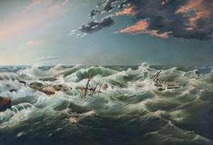 Naufrágio do Admella, Cape Banks, 6 de agosto de 1859 de James Shaw