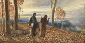 Dante e Virgílio em Vallombrosa, 1866