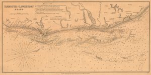 Costa Leste de Inglaterra: Estradas de Yarmouth e Lowestoft de James & Son Imray