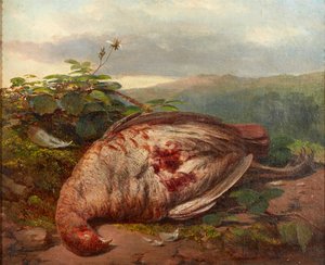A Still Life of Dead Game (óleo sobre tela) de James Sr Hardy