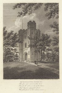 Robert Bloomfield, poeta: A Torre Triangular, Shooters Hill (gravura)