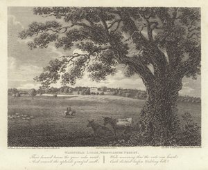 Robert Bloomfield, poeta: Wakefield Lodge, Whittlebury Forest (gravura)