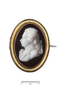 Jorge IV como Príncipe de Gales, c.1790 (ouro e vidro branco)