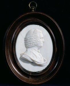 Retrato de John Harrison (1693-1776) (pasta de esmalte)