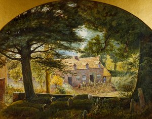 Olhando do cemitério de Northfield, 1874