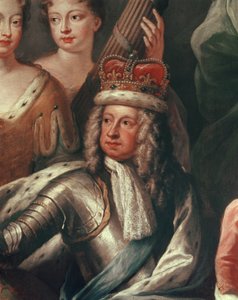Detalhe de George I do Painted Hall, Greenwich