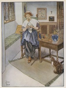 Ilustração para The Compleat Angler por Izaak Walton