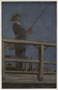 Ilustração para The Compleat Angler de Izaak Walton