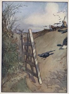 Ilustração para The Compleat Angler por Izaak Walton