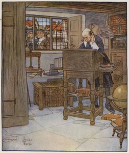 Ilustração para The Compleat Angler por Izaak Walton