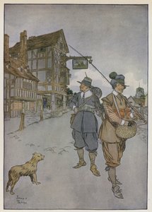 Ilustração para The Compleat Angler de Izaak Walton de James Thorpe