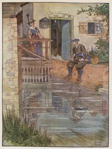 Ilustração para The Compleat Angler de Izaak Walton