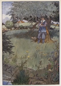 Ilustração para The Compleat Angler de Izaak Walton
