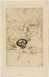 Uma festa de jardim para crianças de James Tissot