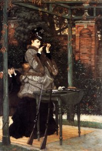 No campo de tiro de James Tissot