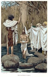 Batismo de Jesus por João Batista, c1890