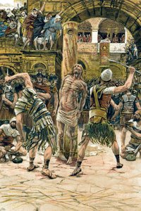 Jesus flagelado no rosto, c1897