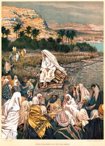 Jesus ensinando à beira-mar, c1890